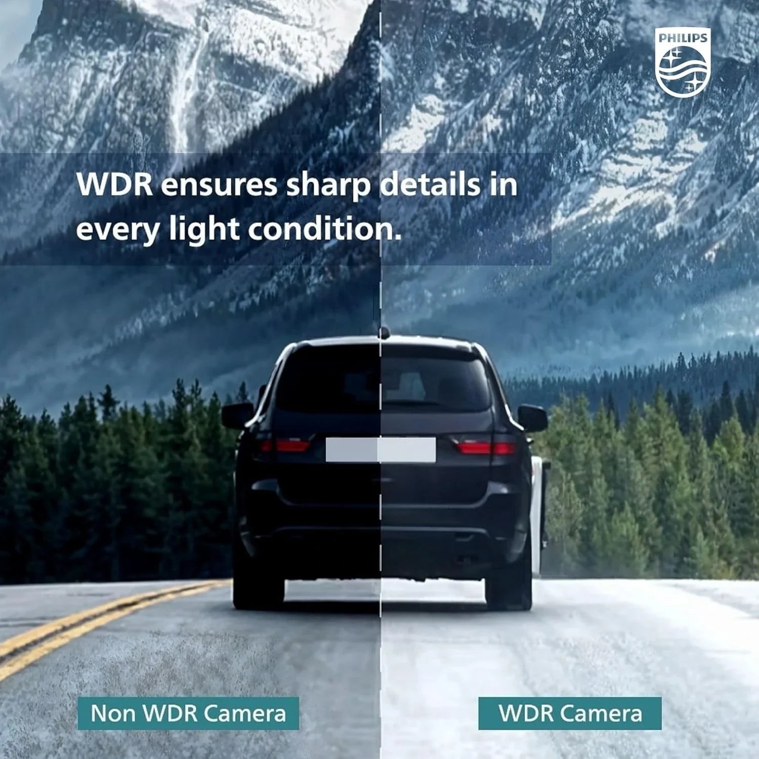 PHILIPS GoSure 3001 Dash Cam for Car, Full HD 1080p, G-Sensor