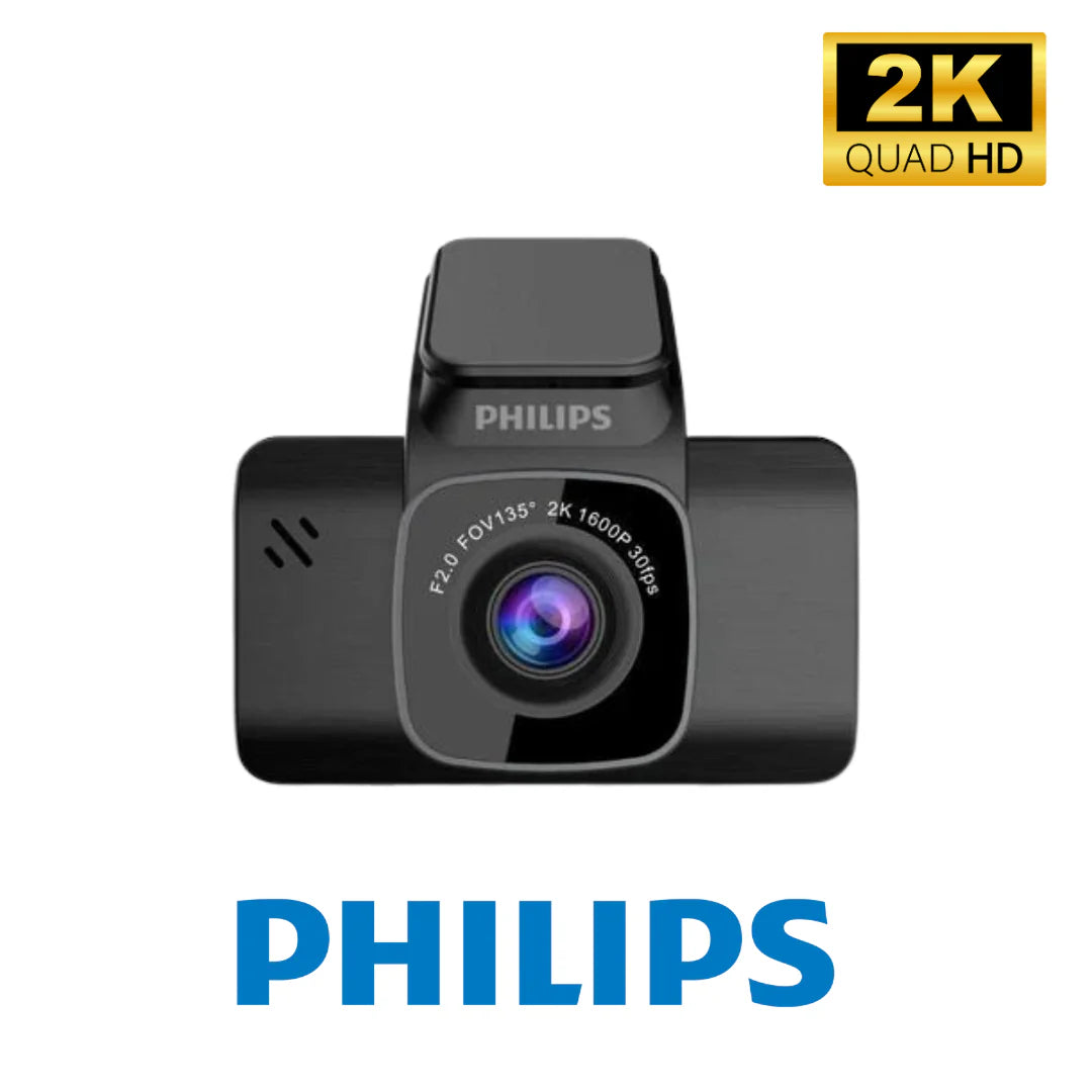 PHILIPS GoSure 5101 Dash Camera for Car, 2K QHD 1600p, G-Sensor