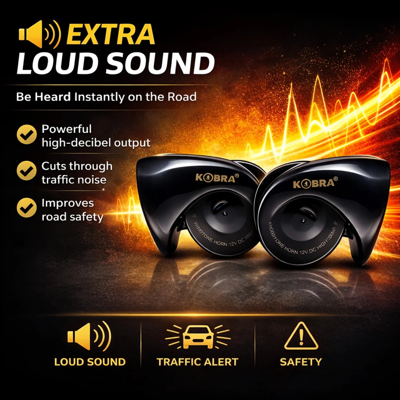 KOBRA Electric Snail Horn