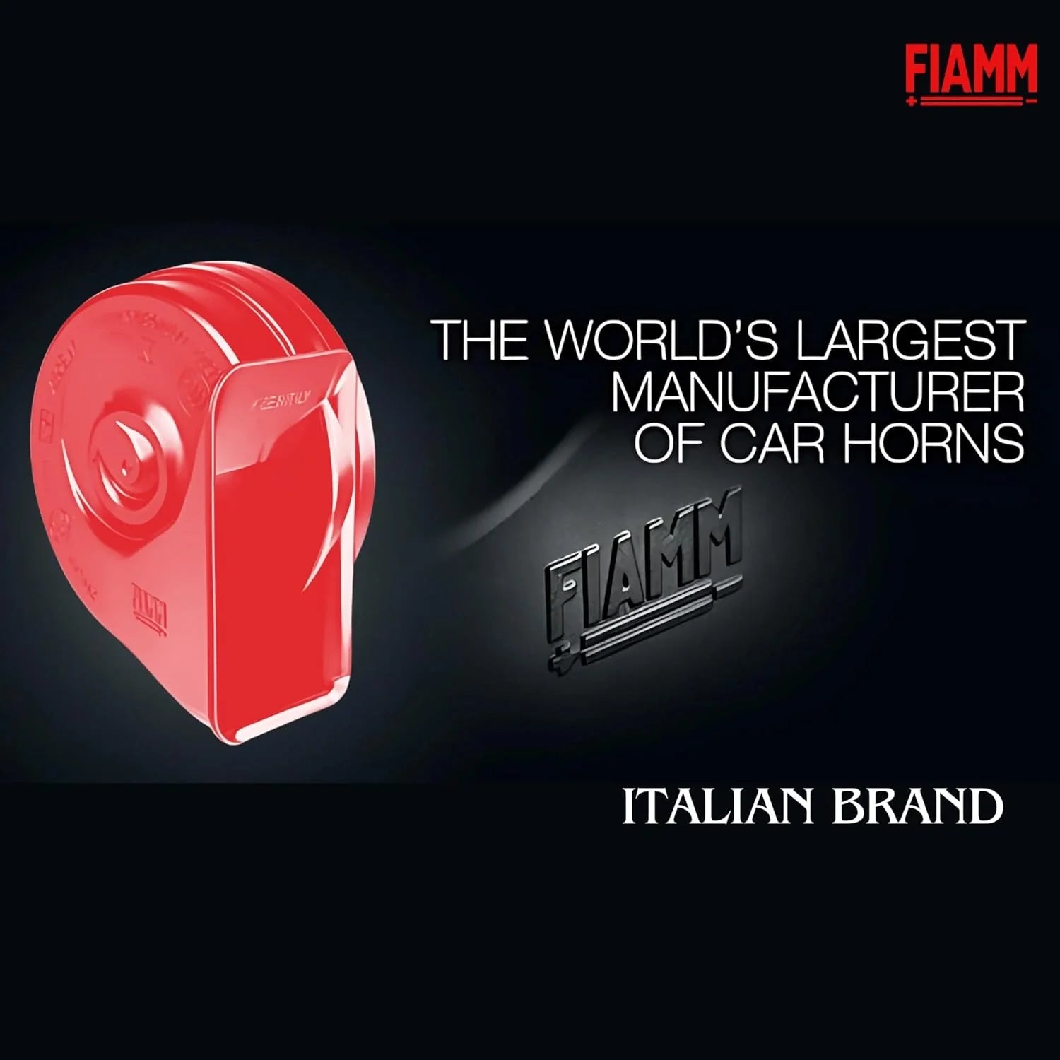 FIAMM Horn for Car AM80SX Red/Black Car Horn in India