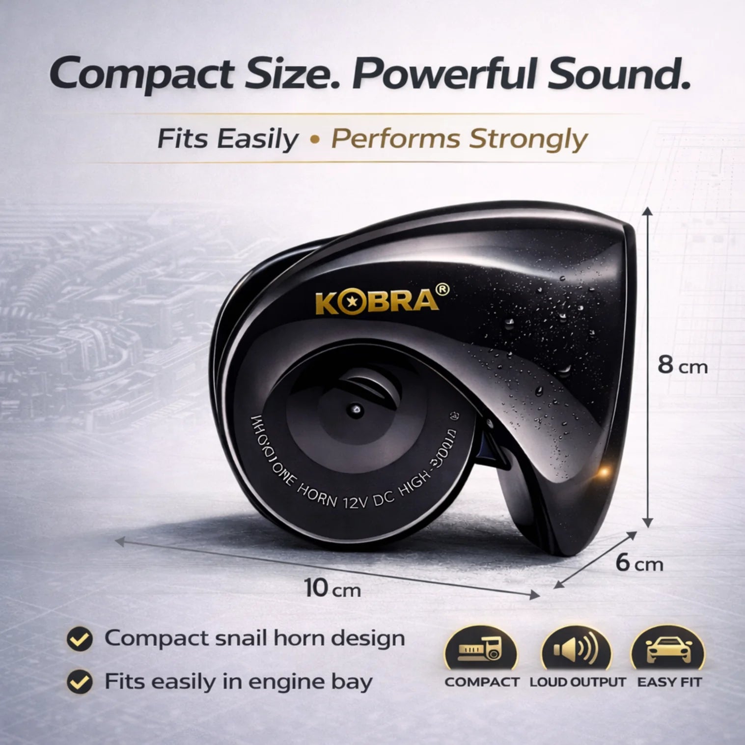 KOBRA Electric Snail Horn