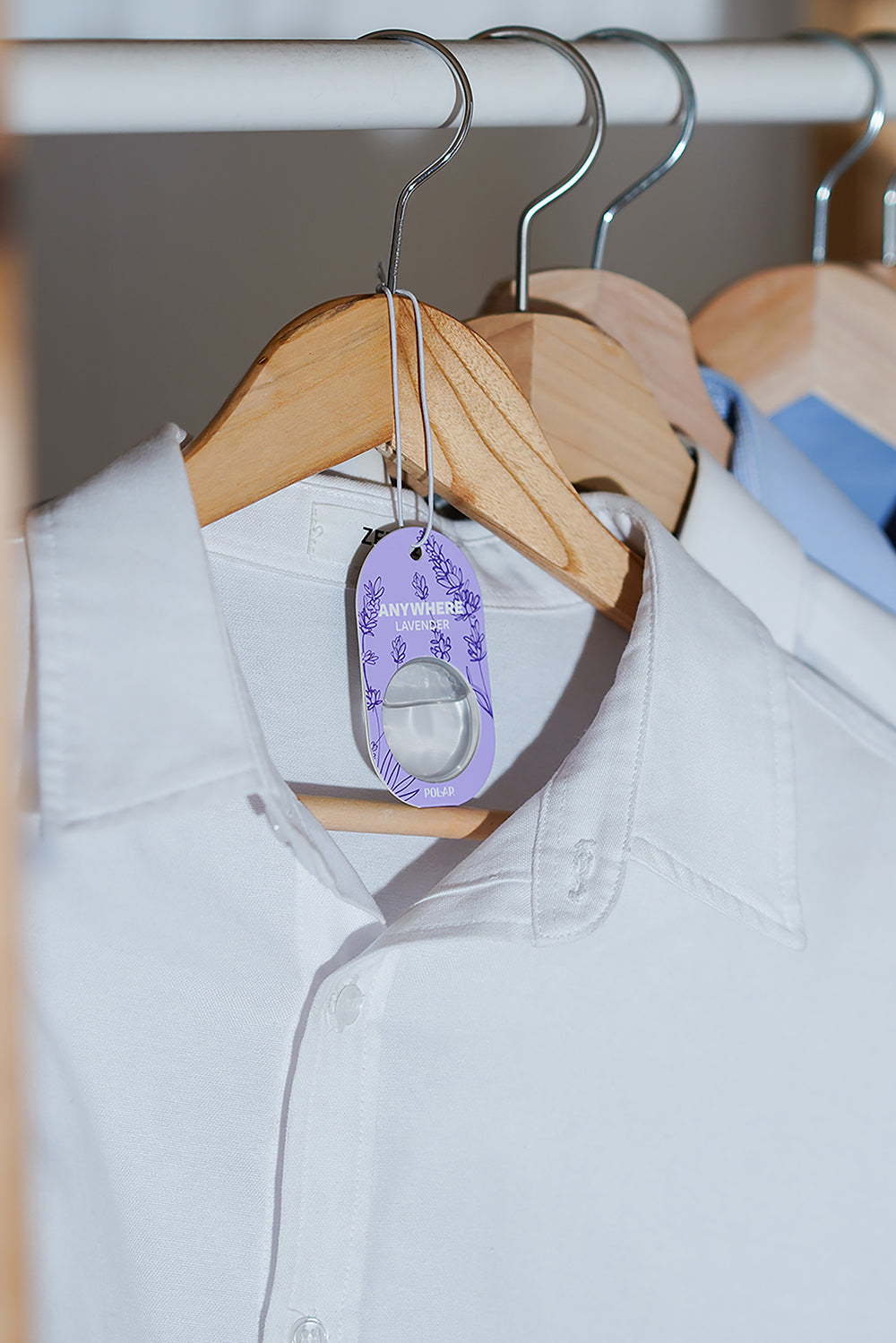 Bullsone Polar Anywhere Car Air Freshener | Lavender Fragrance | Car Interior Accessories | Long-Lasting Fragrance | Hanging Type | Use Anywhere | Pack of 10