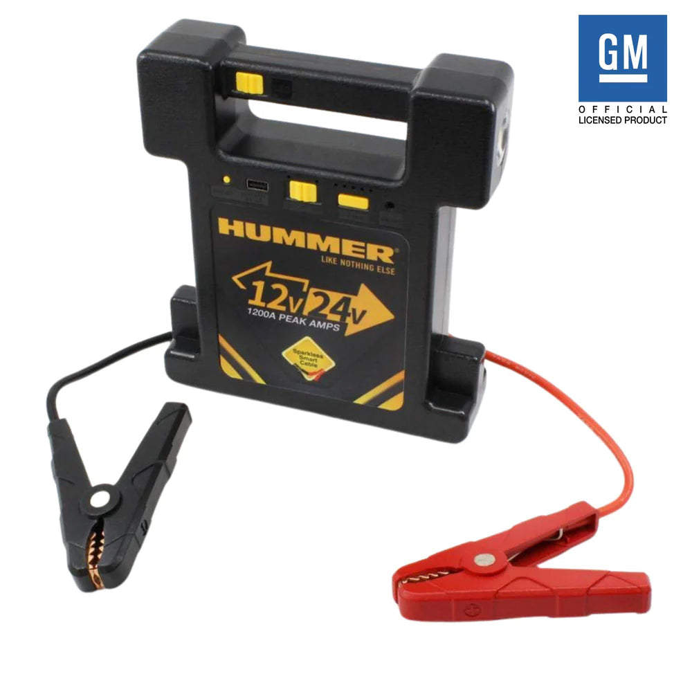 HUMMER H24 Jump Starter for Car Battery 24V 1200A, 12V 900A, 23000MAh