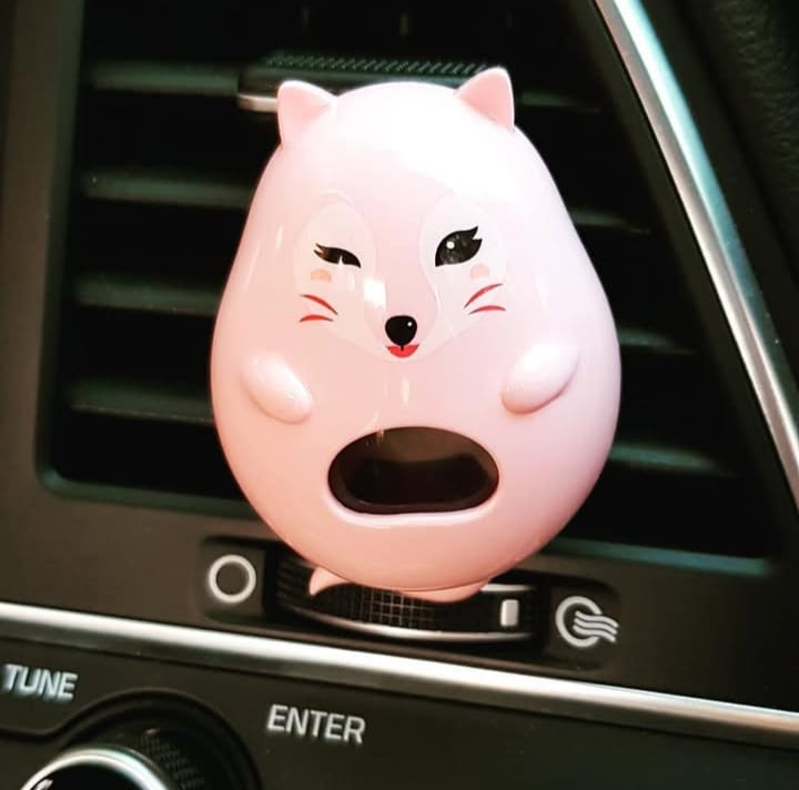 Bullsone Pola Family Natural Car Air Freshener |  Floral Fragrance | Luxury Car Perfume | Vent Clip Type | Long-Lasting Fragrance  | 2 Pack